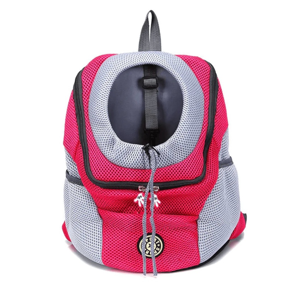 Doggy knapsack carrier backpack hot pink NwT